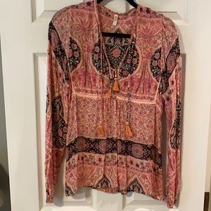 Spell aloha fox blouse small